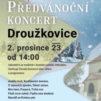 Obec Droužkovice zve na koncert 1